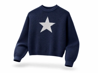 řádkovaný svetr s hvězdou - H&M
